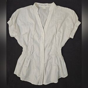 Kenneth Cole Women's White Blouse Size S/2
